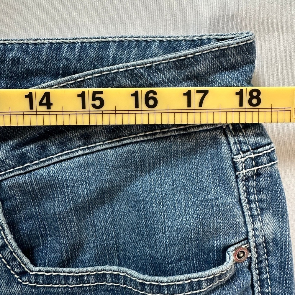 Cinch Lynden Jeans Womens 33/15 Bootcut Denim Light Wash Country Farm Workwear - Picture 6 of 7